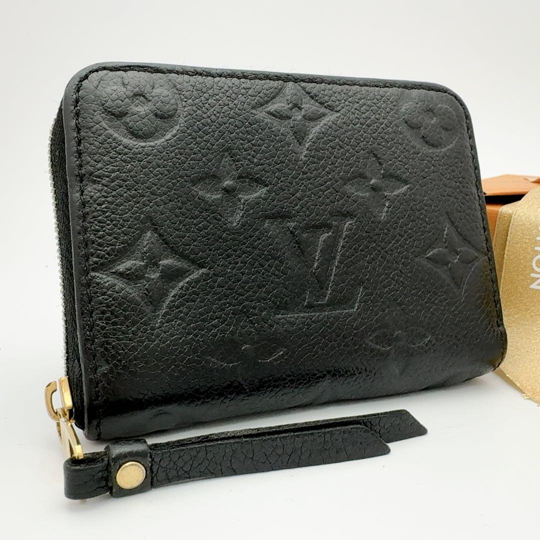 【限定価格】使用感小★ルイヴィトン アンプラント ジッピーパース 黒