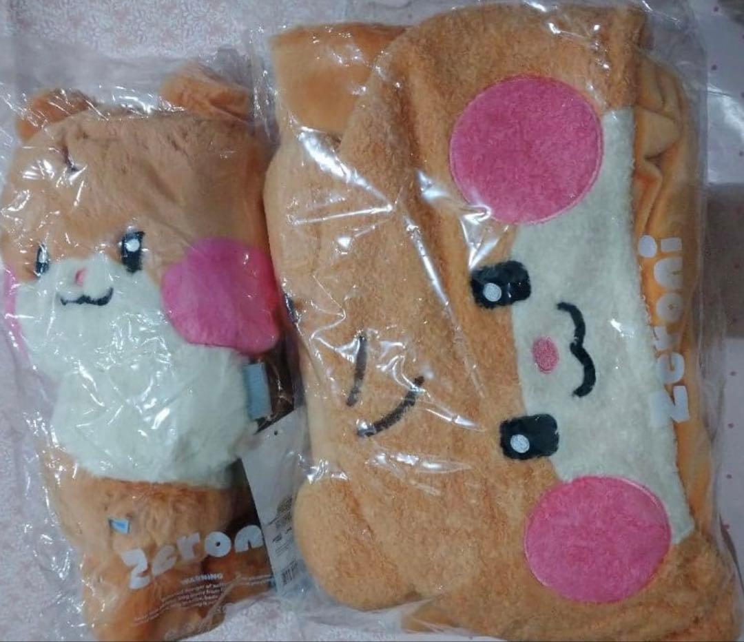 zeroni ぬいぐるみバッグ フード付きブランケット ビニニ - メルカリ