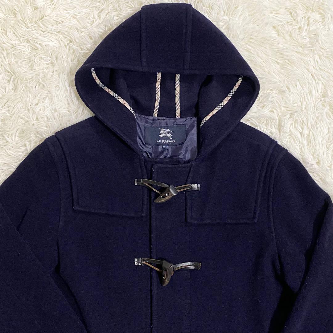 BURBERRY LONDON ダッフルコート ノバチェック フード 150A ダッフル