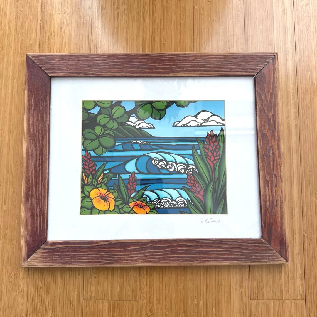 臼井幸彦、油彩画「デボラ」、FSM ヘザーブラウン☆ハワイで購入 油彩