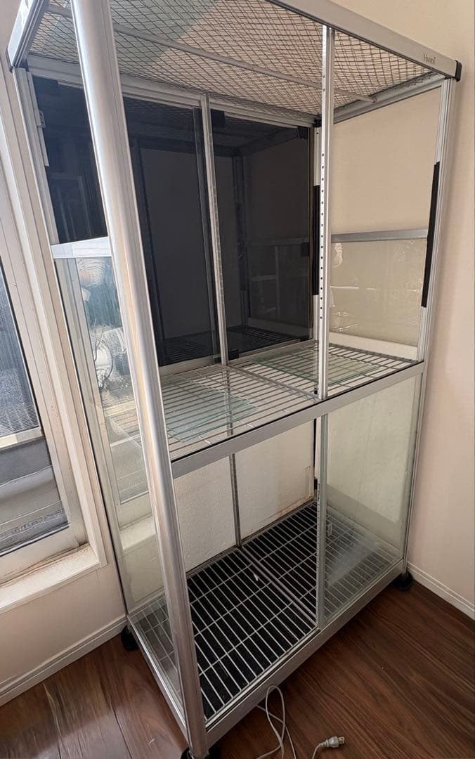 温室 飼育ケージ ガーデニング アルミニウム ガラス製 - メルカリ