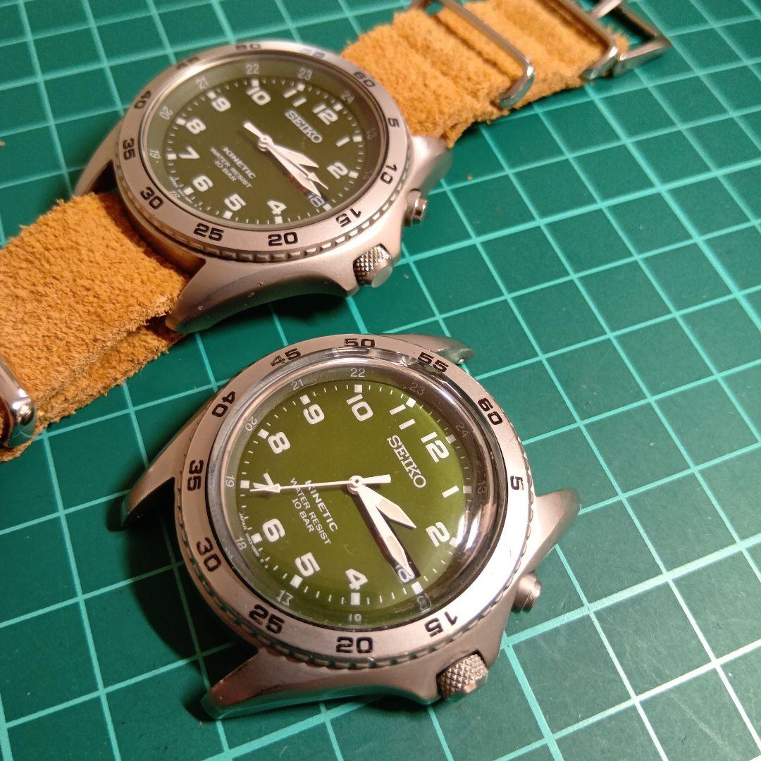 SEIKO Kinetic ミリタリー