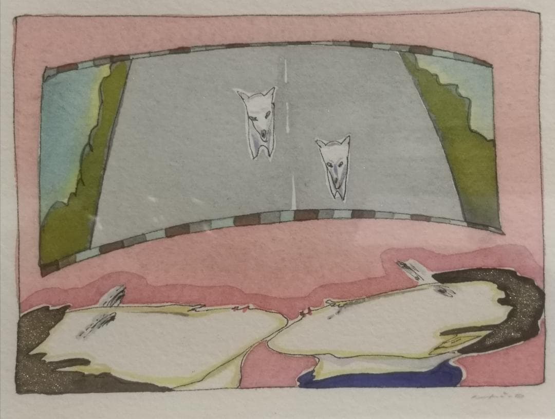 美術館収蔵にお勧め!テンペラ技法の第一人者　安達博文名誉教授の水彩「日記’９８」