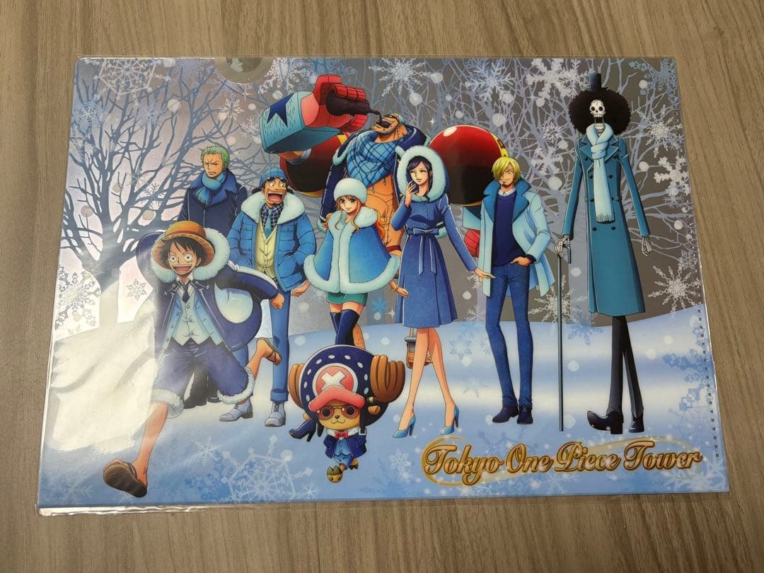 東京ワンピースタワー限定 ウィンター 2ポケットクリアファイル - メルカリ