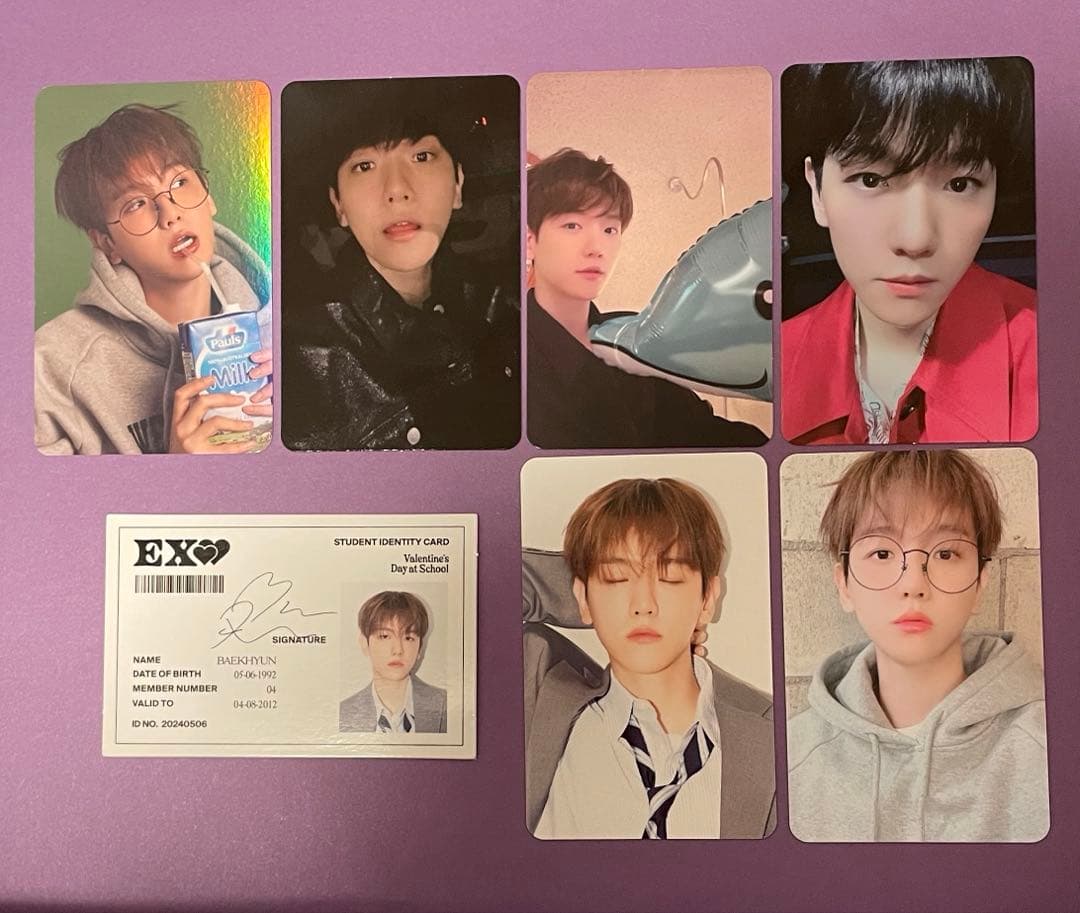 EXOベッキョン トレカ セット - メルカリ