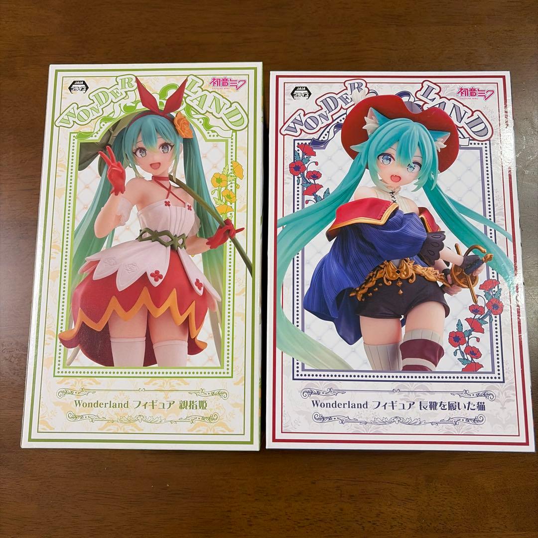 初音ミク ワンダーランド フィギュア 長靴を履いた猫&親指姫 - メルカリ