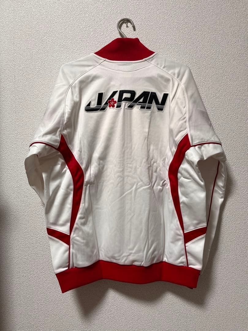 Mizuno競泳用ジャージ上下セット 日本代表 ホワイト/レッド Mizuno競泳用ジャージ上下セット 日本代表 ホワイト/レッド