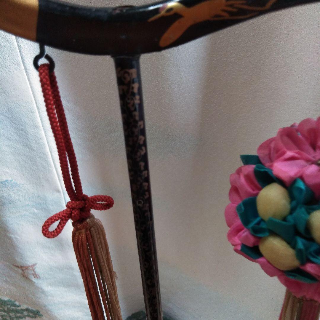 古Aー5　　雛飾り　 吊りくす玉飾り　つまみ細工