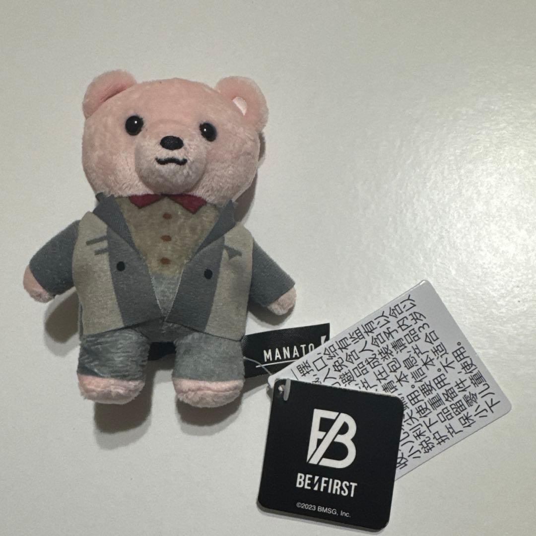 BE:FIRST MANATO まなと くま ぬいぐるみ ピンク - メルカリ