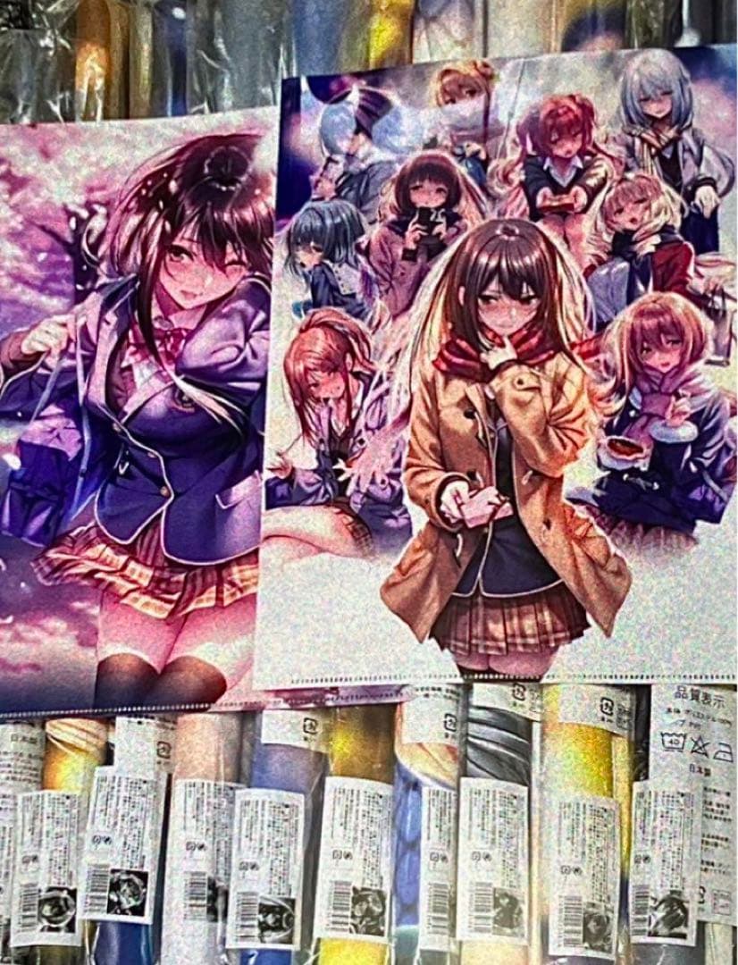 ピロ水　バレンタイン　B2タペストリー全10種　はにかみ彼女　アマカノ