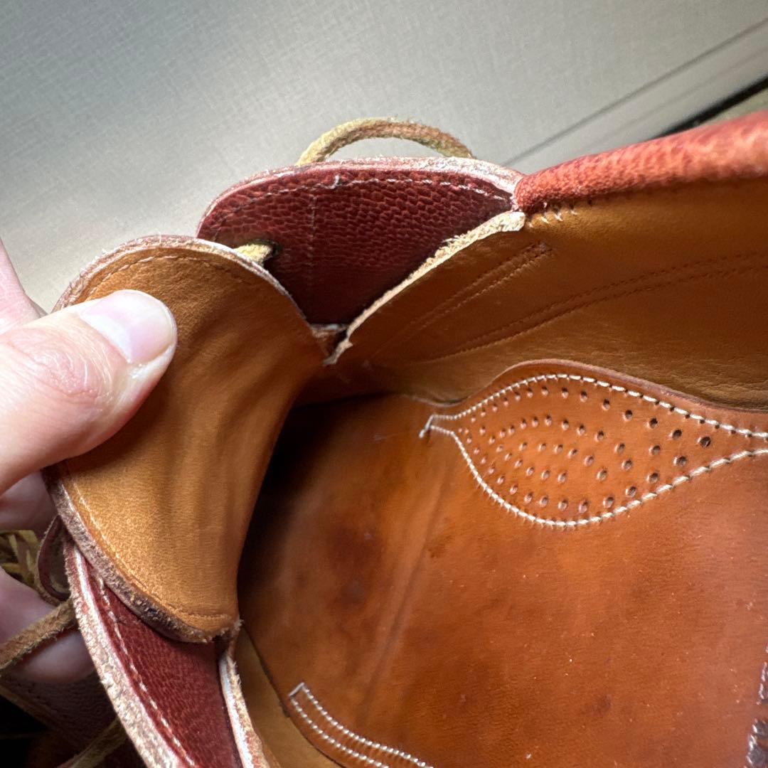 極美品　ユケテン　デッキシューズ　モカシン　ブラウン　9