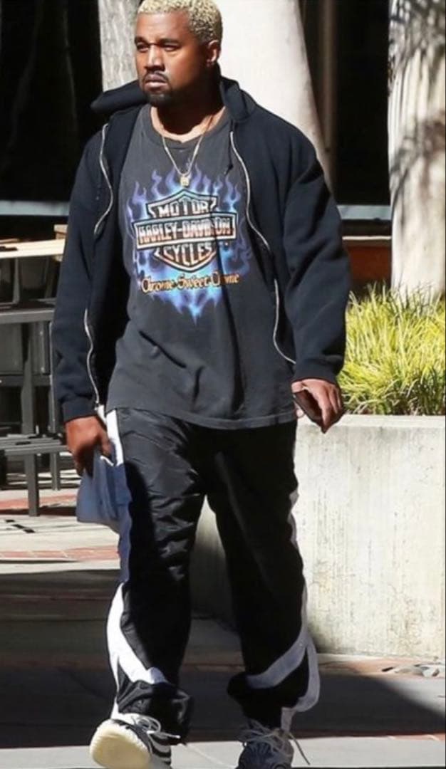 harley davidson パープル ファイヤー フレイム カニエウエストL