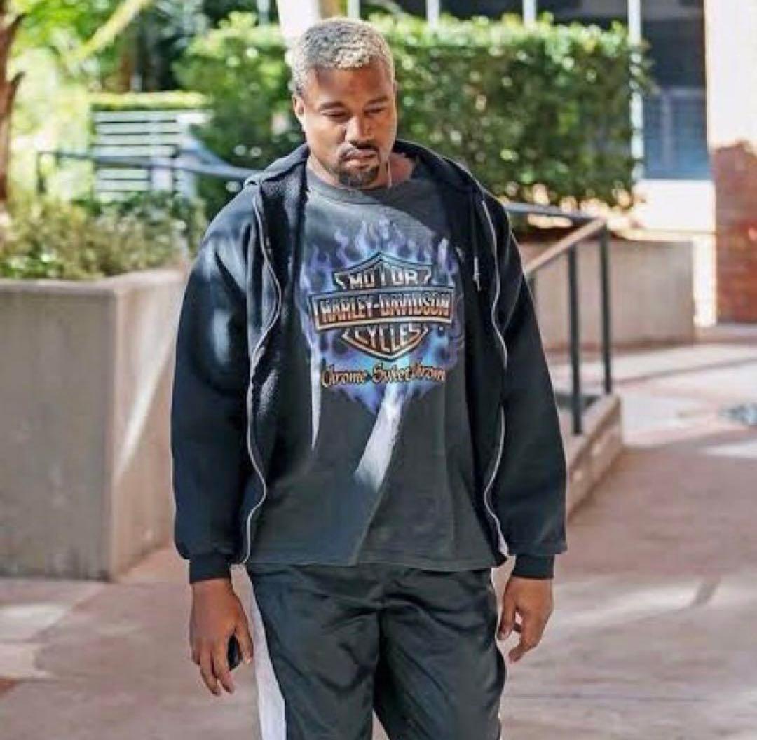 harley davidson パープル ファイヤー フレイム カニエウエストL