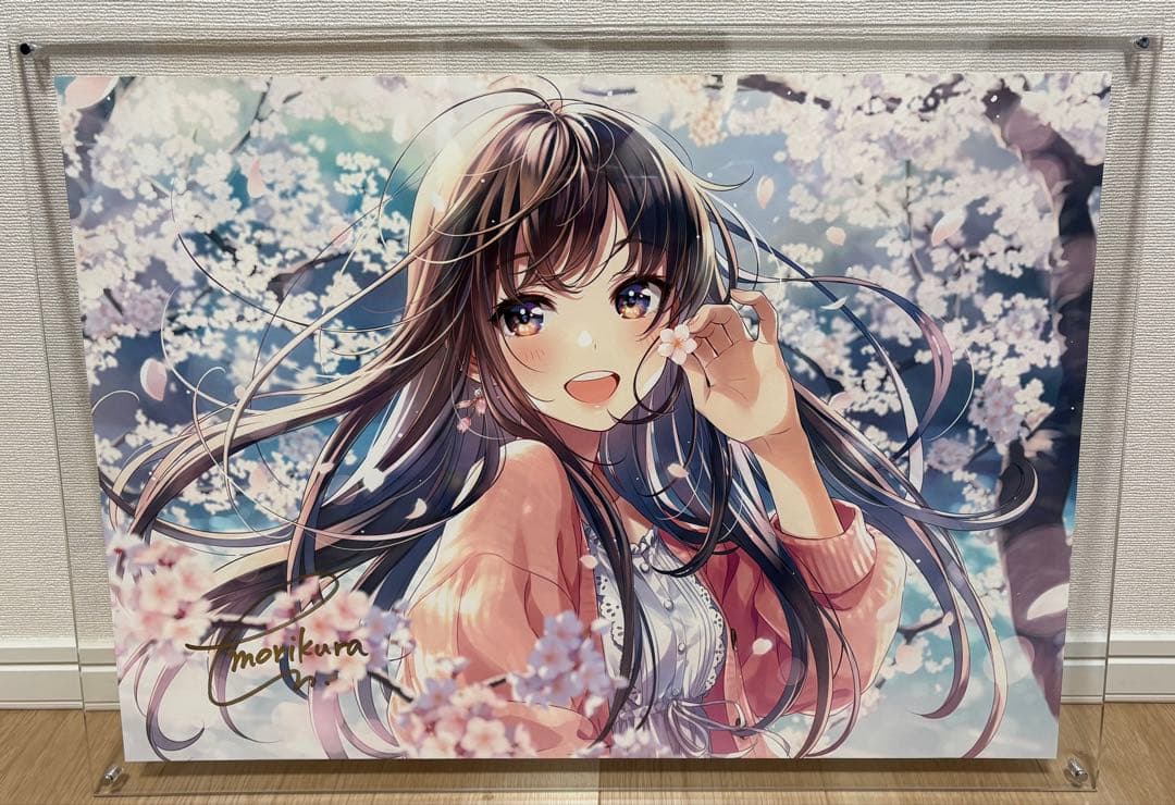 森倉円初個展「Girl Friend」 直筆サイン入り複製原画 Spring - メルカリ