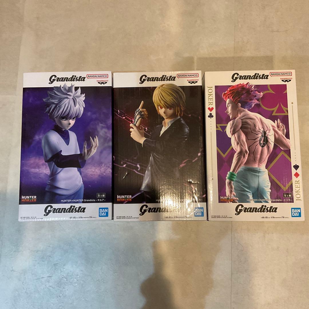HUNTER ×HUNTERグランディスタ ヒソカ&クラピカ&キルアセット - メルカリ