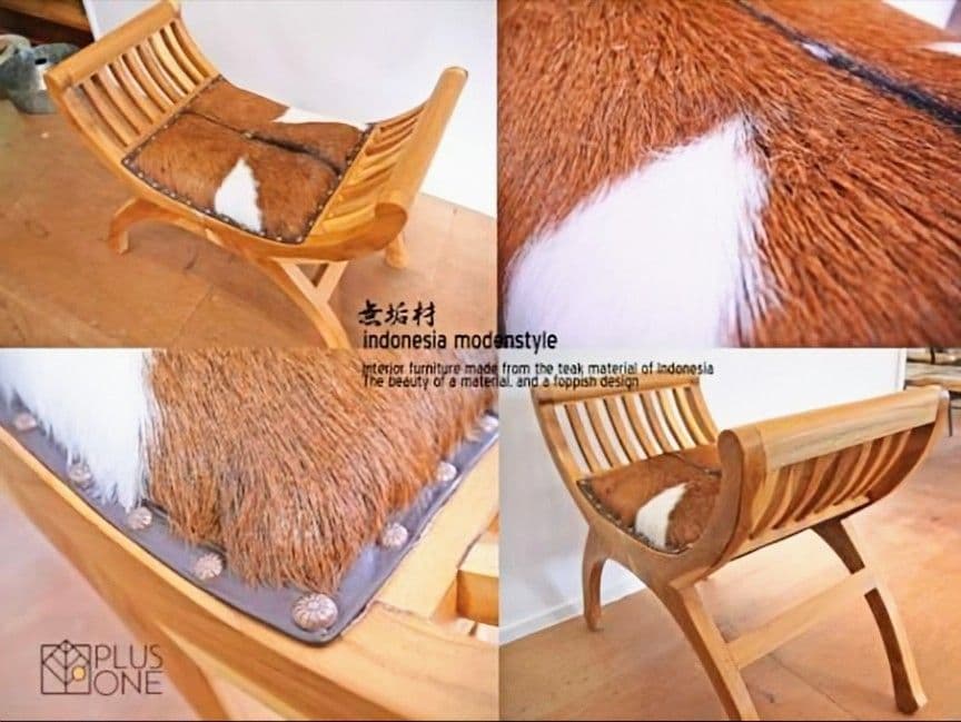 北欧モダンインテリア　インドネシア作成カルティニチェア　スツール　椅子