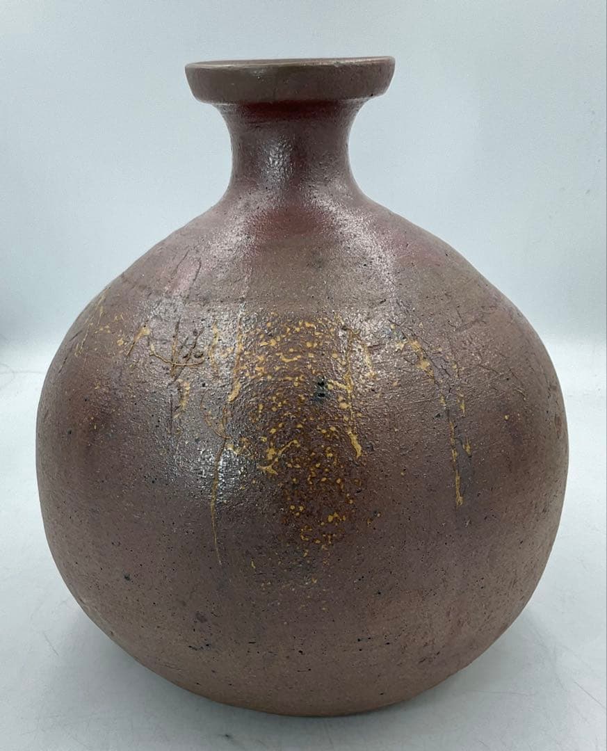 【５１】◆桃山時代　古備前焼蕪徳利　桐保存箱◆