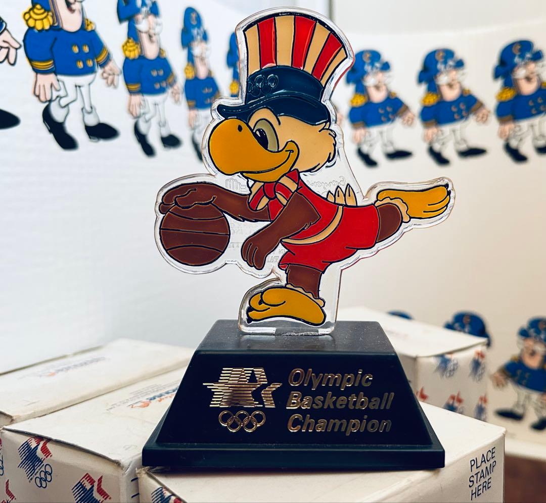 83' ロサンゼルスオリンピックマスコット イーグルサムトロフィー 5種セット