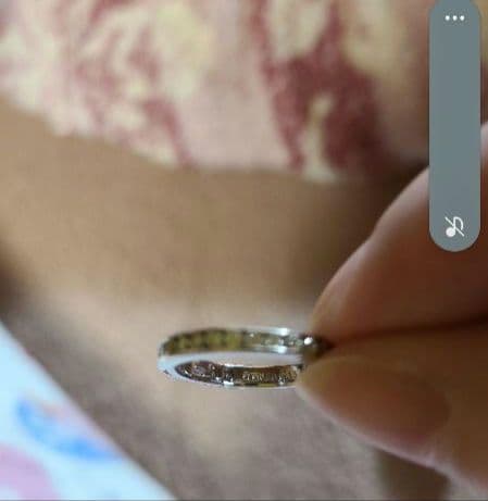 最終価格HARRY WINSTON フルエタニティー ダイヤモンドリング