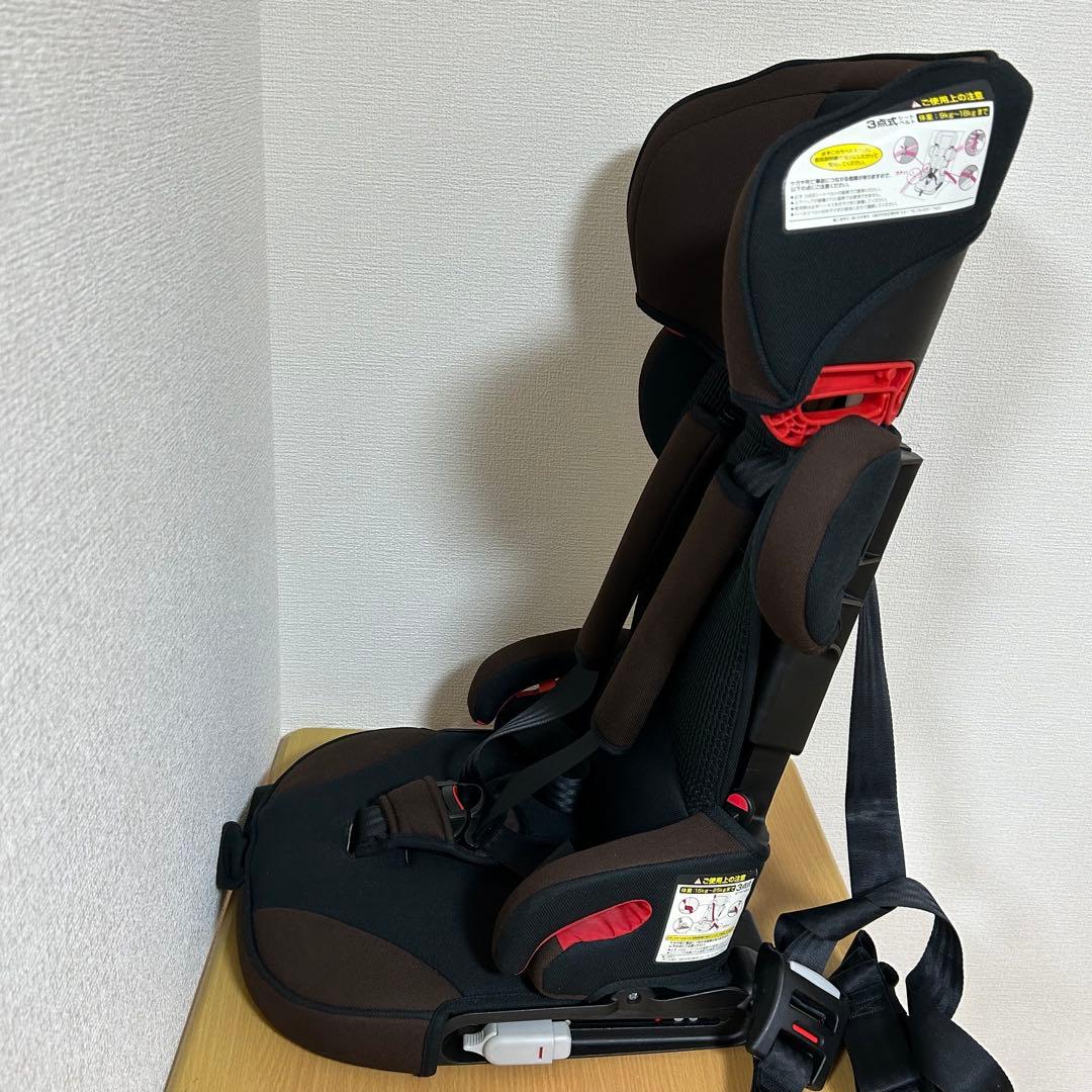 日本育児 トラベルベスト EC Fix ブラウン ジュニアシート