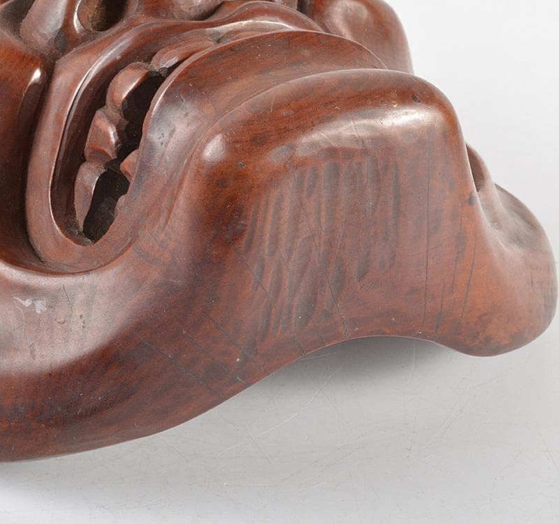 能楽 雅楽 能面 木彫 出目作 釣眼 M R4854 - メルカリ