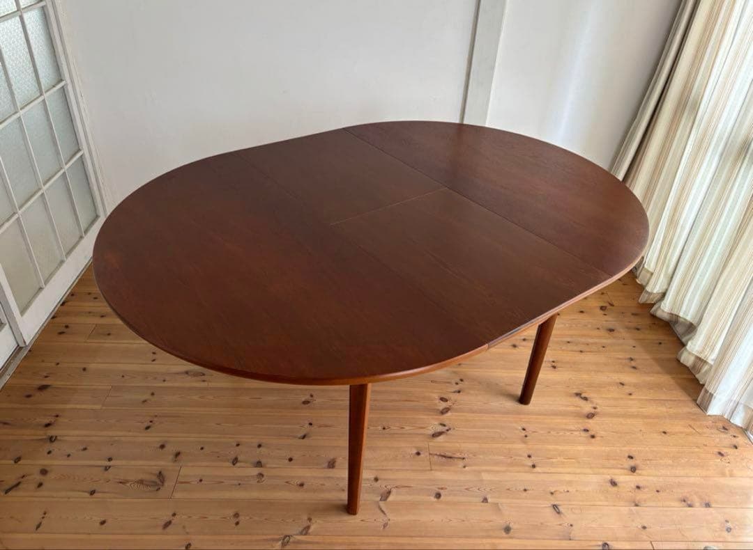 【8/23まで】nathan/ネイサン　ラウンドエクステンションテーブル