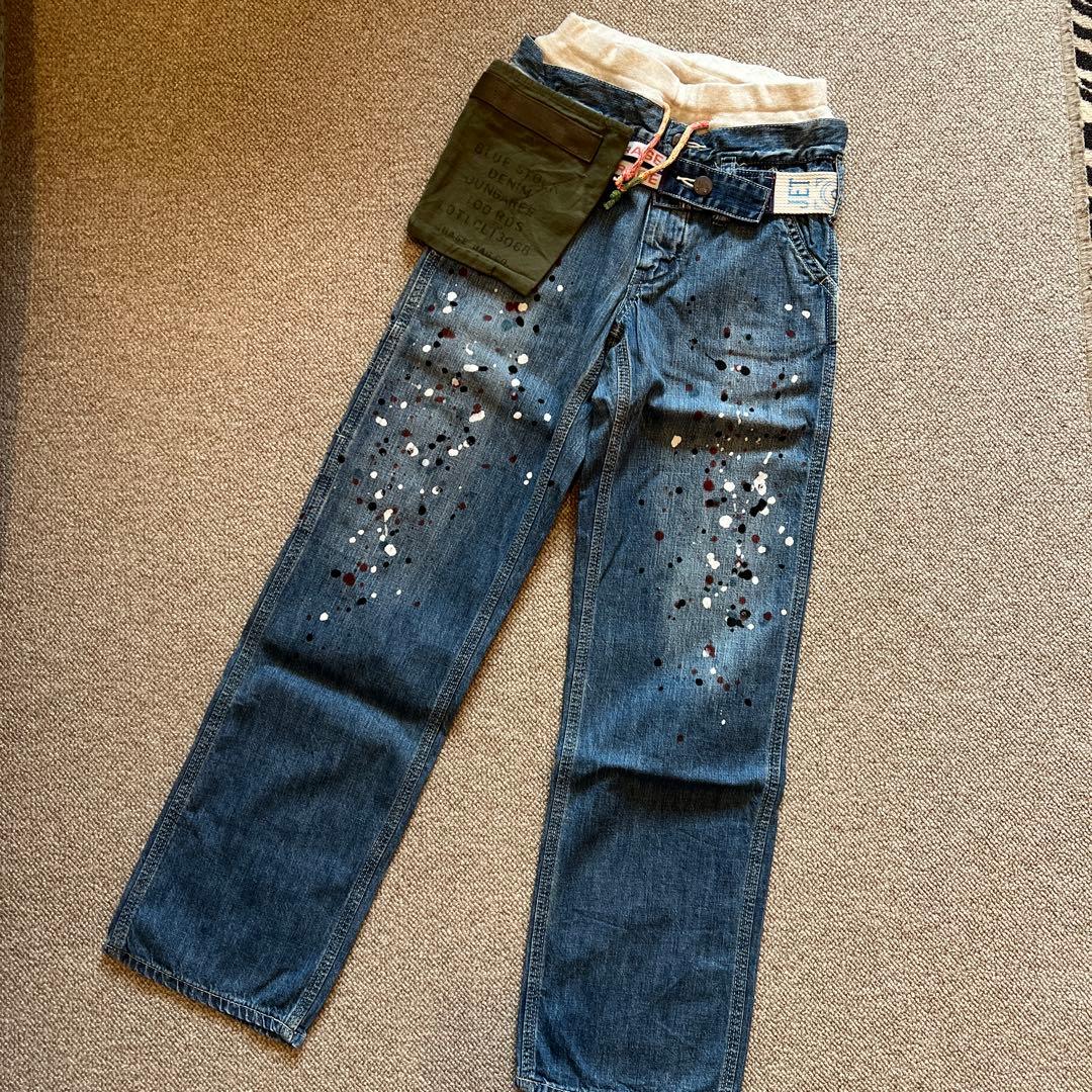 《美品》デニムアンドダンガリー　ボトムス　140cm 2本セット