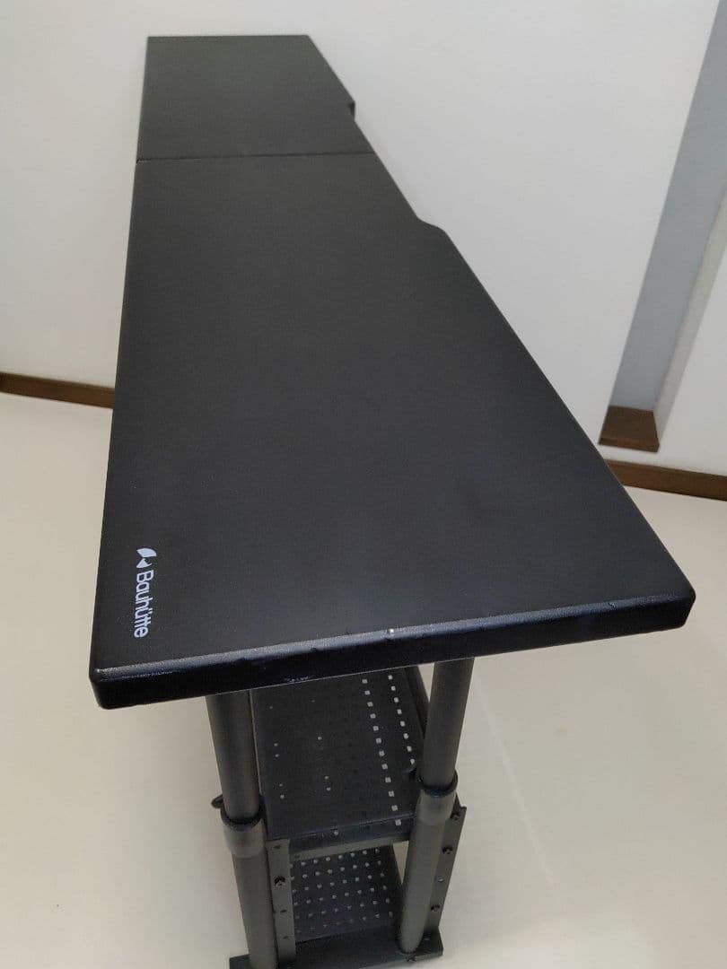 バウヒュッテ　Bauhutte　エクステンションデスク　BHC−1200H−BK