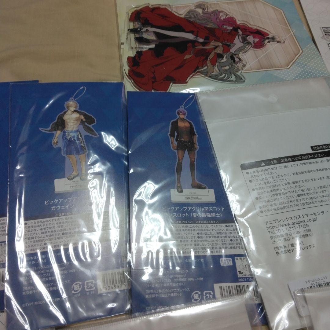 FGO　アクリルスタンド　ランスロット　ガヴェイン　トリスタン　トネリコ