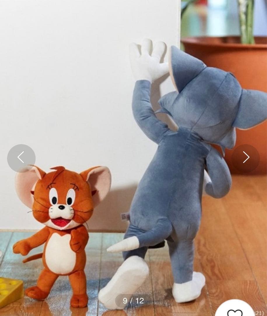 トム＆ジェリー トム ポーズ ぬいぐるみ アクション フィギュア