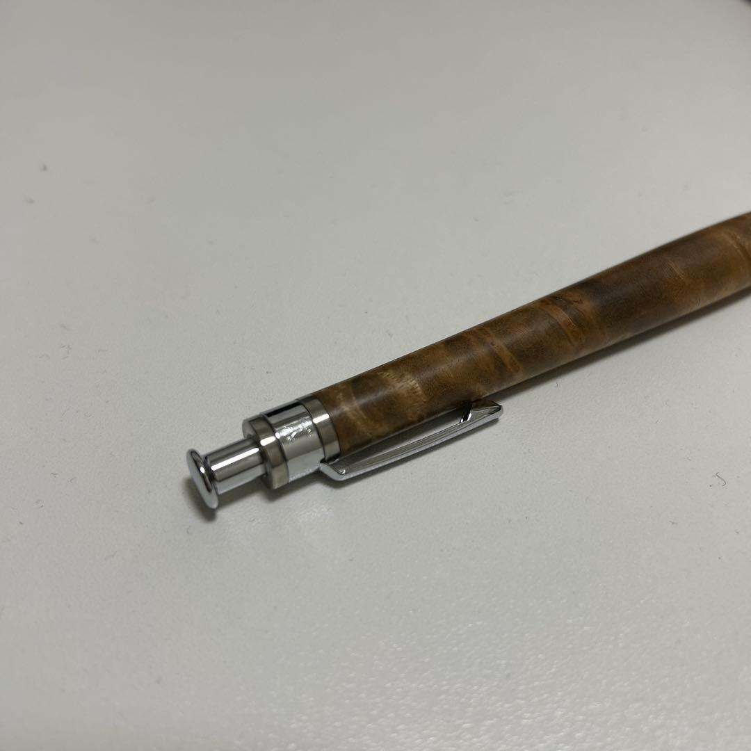 工房楔 0.5mmシャープペンシル マーブルウッド　固定式口金