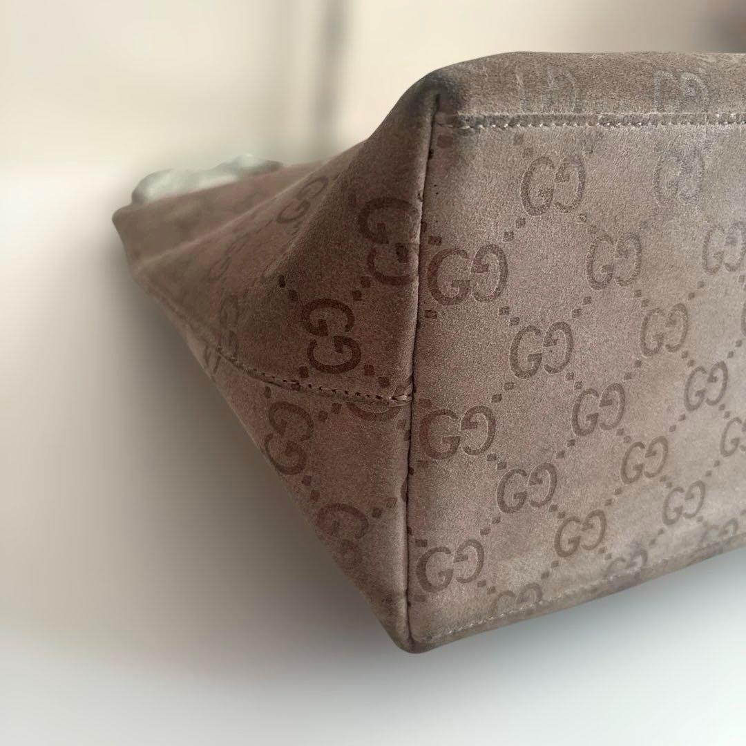 Gucci グッチ バンブー GGキャンバス ショルダーバッグ