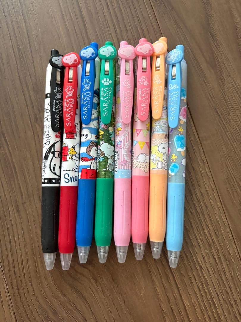SARASA ボールペン 8本セット スヌーピー 楽天市場】【ゼブラ】サラサナノ 0.38mm スヌーピー 限定 : 満勝楽天市場店