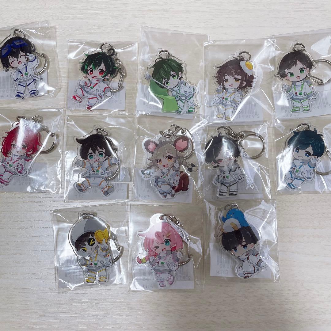 とびだせユニバース とびユニ アクリルキーホルダー 13個セット JFDH3
