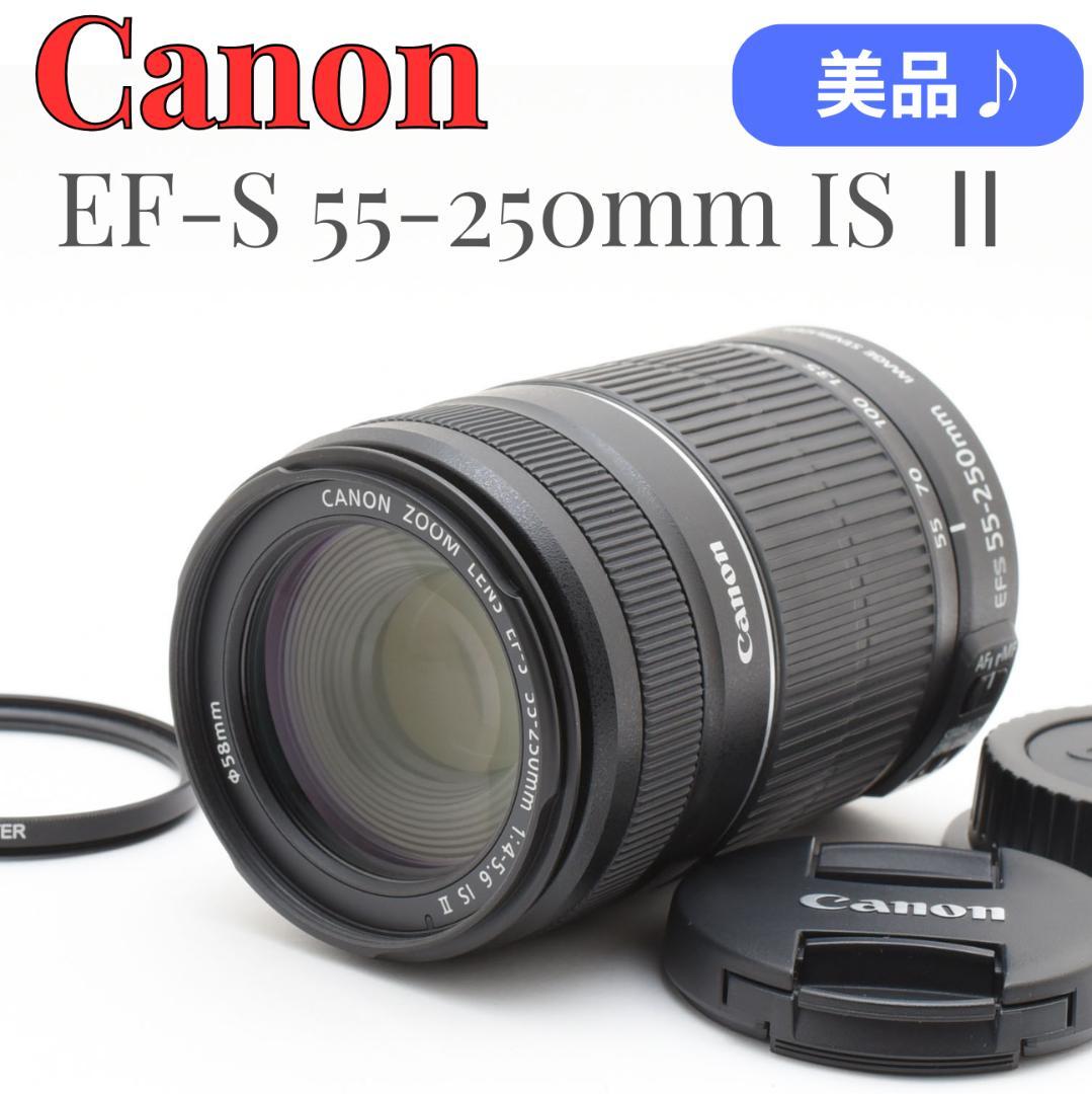 ⭐️定番望遠⭐️Canon EF-S 55-250mm IS Ⅱ卒業式 入学式 - メルカリ