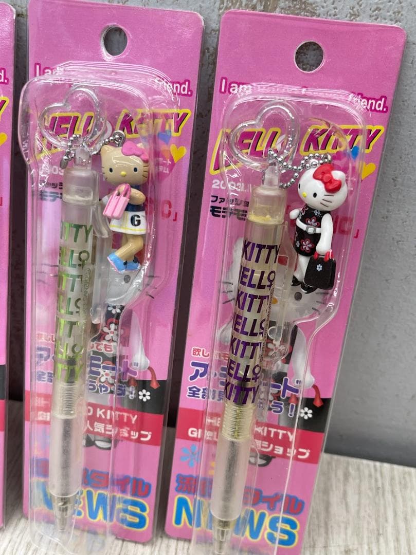 ハローキティ 2003年 ラインストーンストラップ 他 5種 コンプリートセット