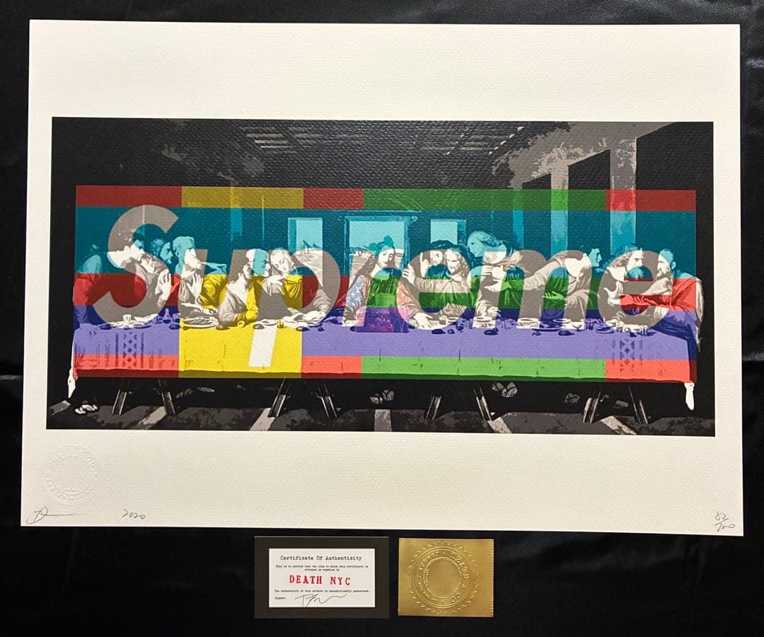 額込 世界限定100枚DEATH NYC アートポスター 現代アート 115 Yahoo