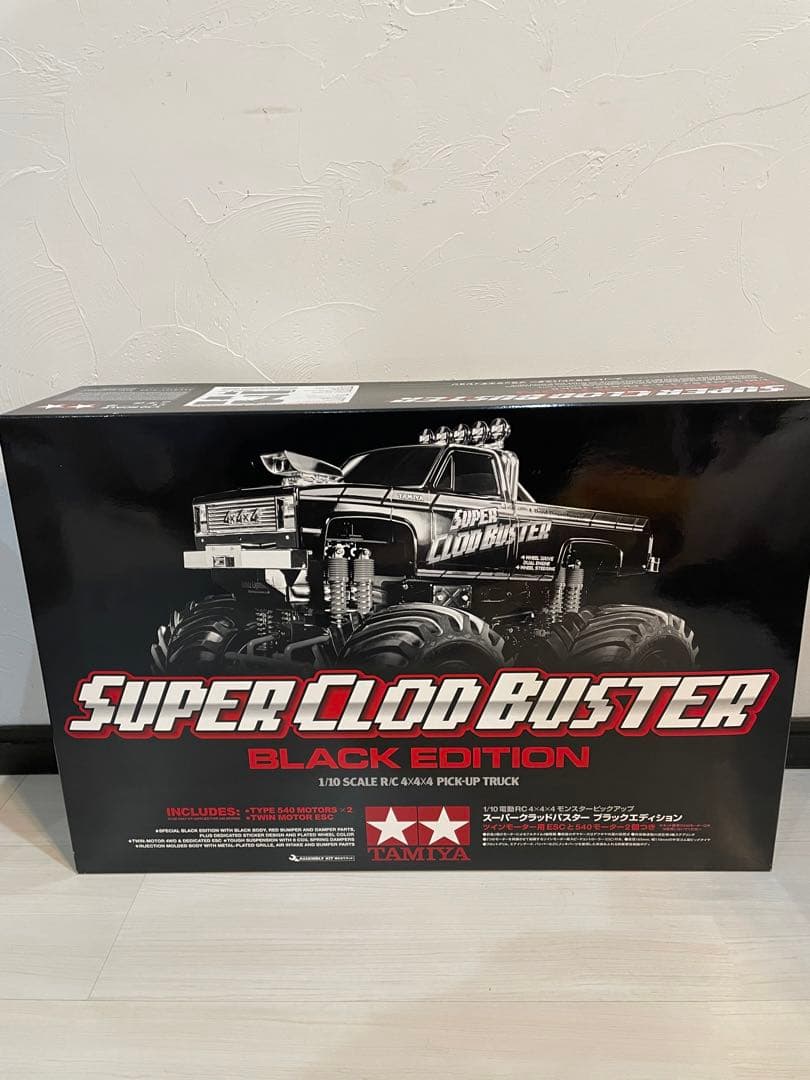 未使用品】タミヤスーパークラッドバスター ブラックエディション
