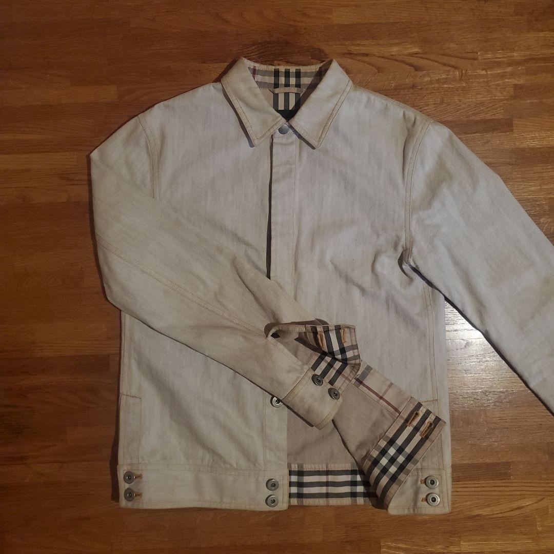 BURBERRY BLACK LABEL ジャケット Mサイズ ベージュ 中古・古着通販】BURBERRY BLACK LABEL (バーバリーブラックレーベル