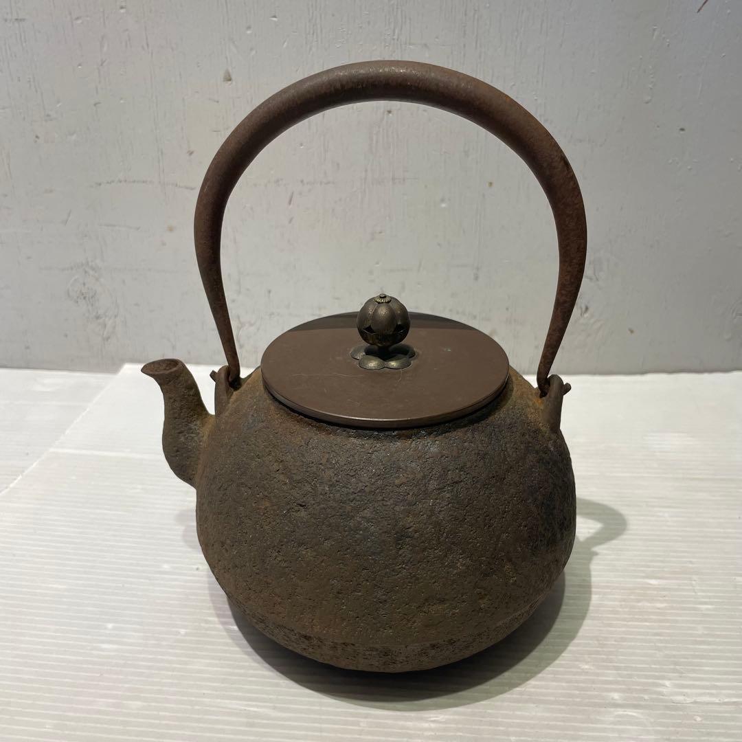希少 鉄瓶 龍文堂造 骨董品 茶道具 インテリア 工芸品 コレクション