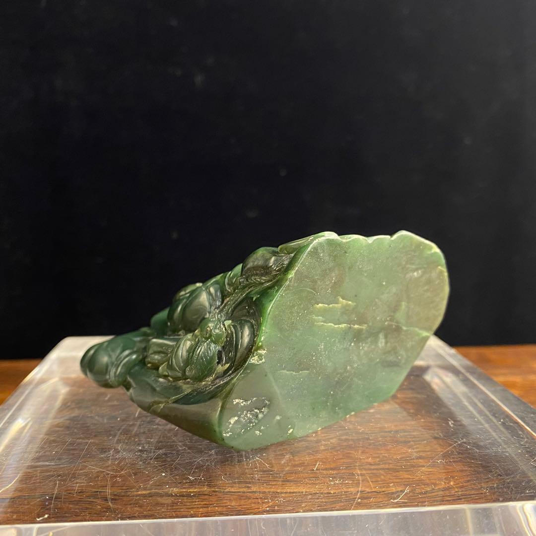 碧玉山子 中国古美術 - メルカリ