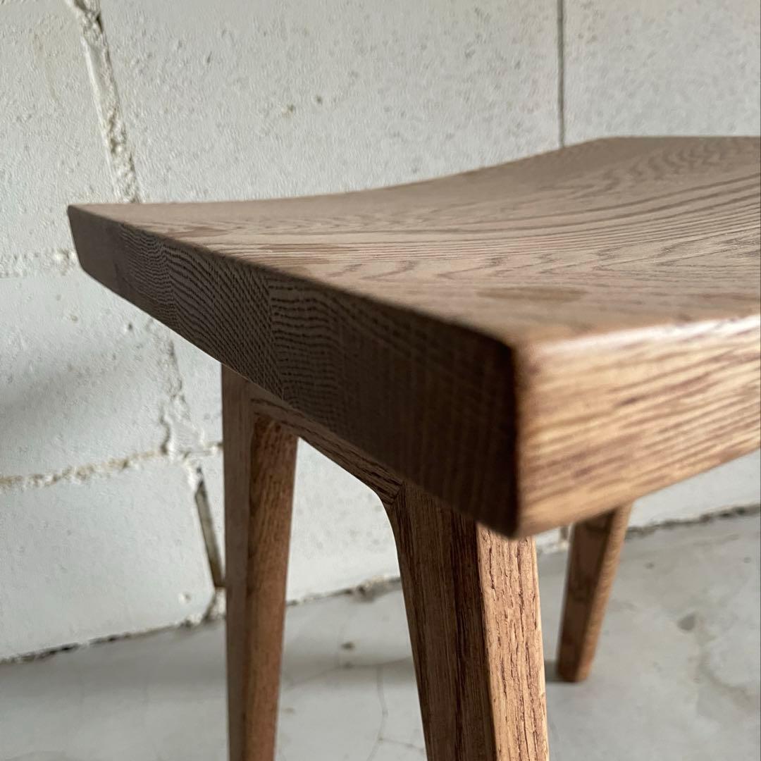 リフレッシュタイプチェア　ロータイプ　オーク無垢材　ウチダ　ライトオーク色