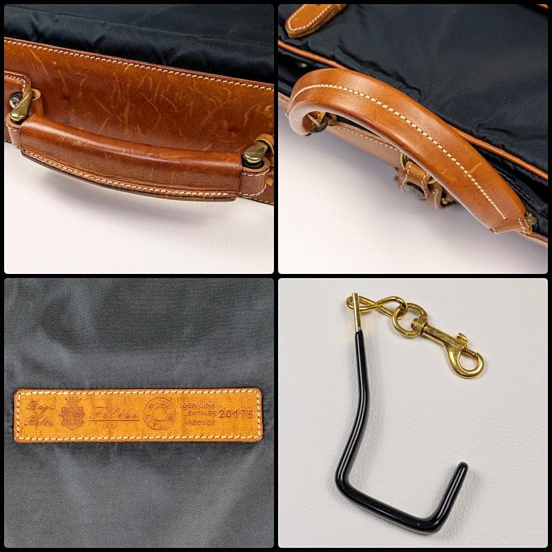 希少】フェリージ Felisi 20175 ナイロン ガーメントバッグ