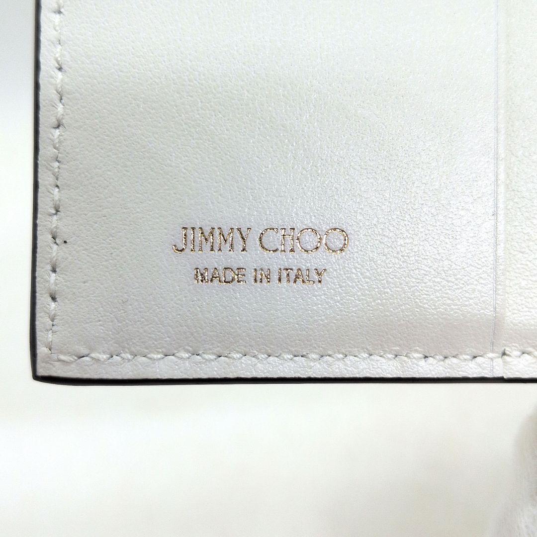 未使用級 現行 付属品多数】ジミーチュウ ハニ 二つ折り財布