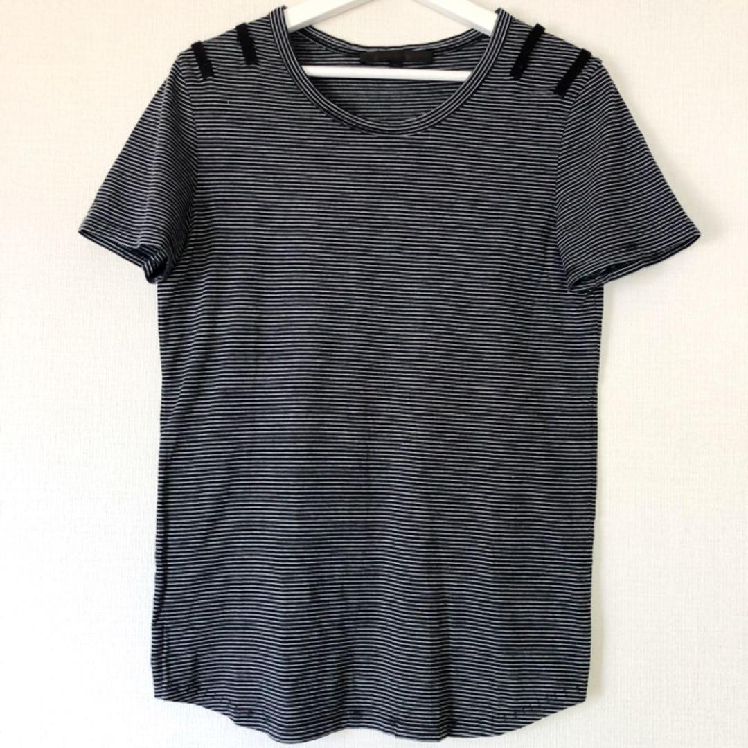 【希少・ヴィンテージ】ヴェロニクブランキーノ　ボーダーT 希少・ヴィンテージ】ヴェロニクブランキーノ ボーダーT