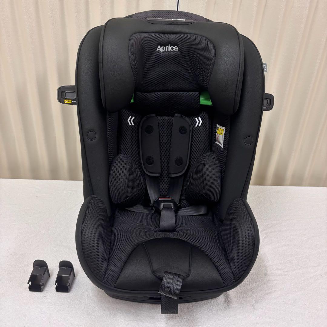 クリーニング済 美品 アップリカ フォームフィット ISOFIX ブラック