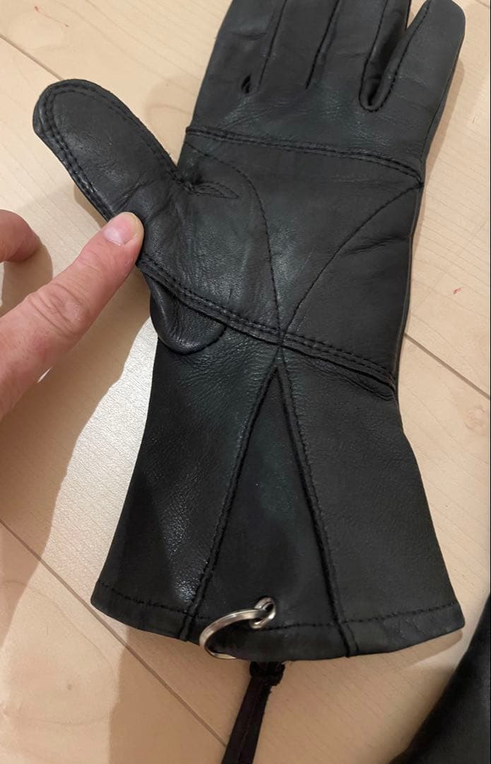 廃盤レア VANSON レザー グローブ S 骨