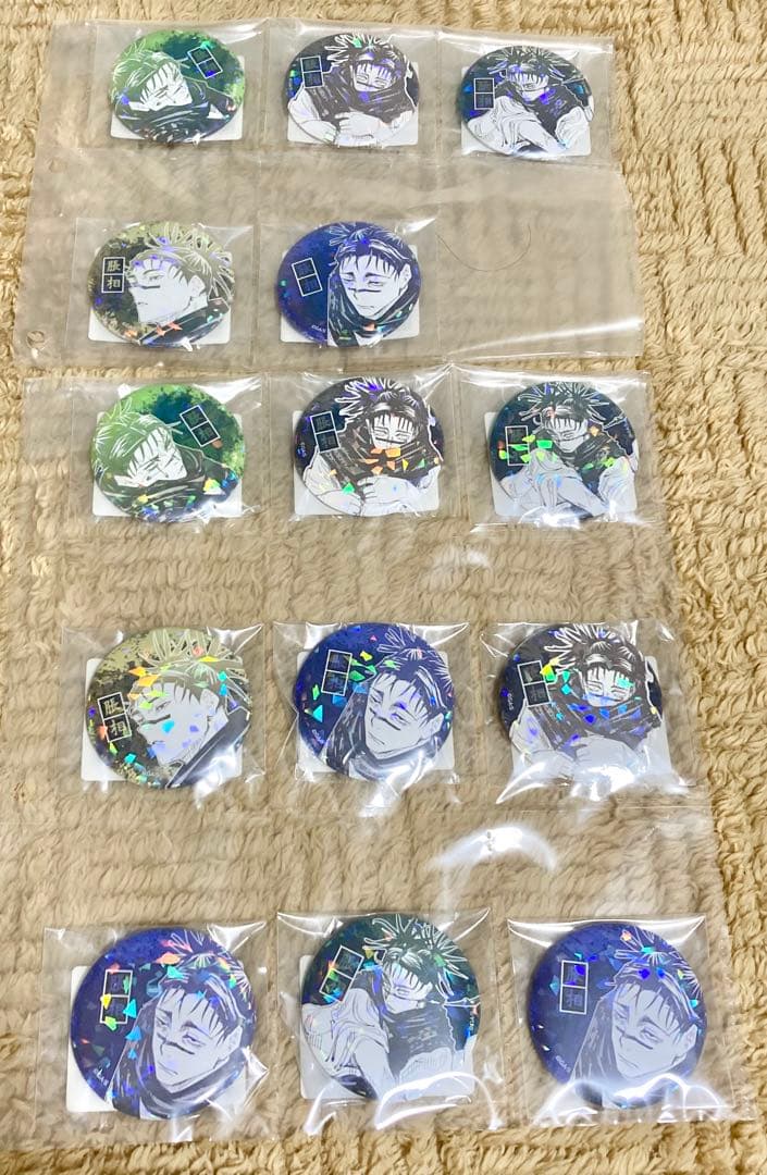 呪術廻戦 脹相 オールスター缶バッジ 14個 ジャンプショップ 全5種セット