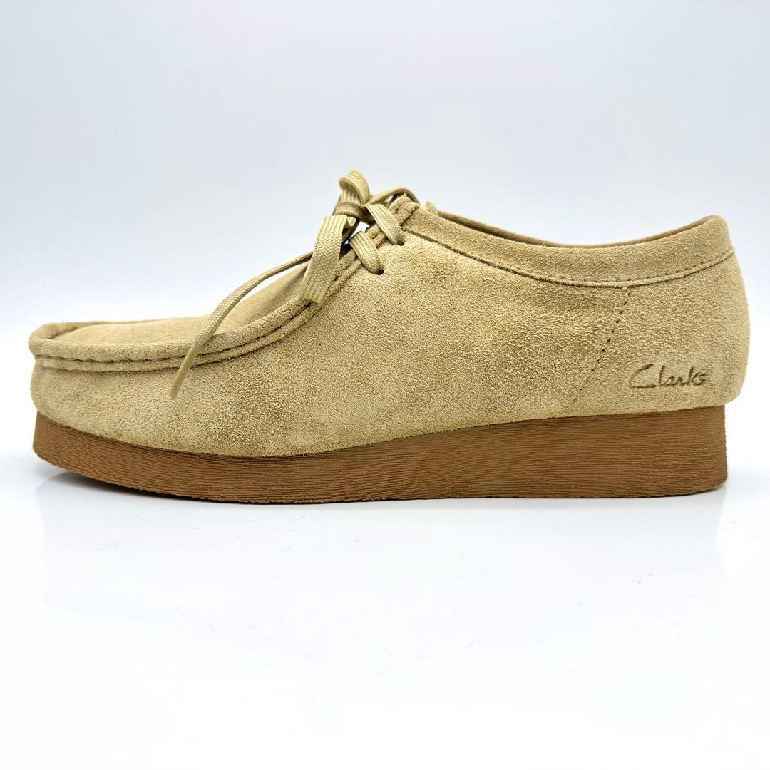 【極美品】クラークス ワラビー WP メープル スエード モカシン 防水