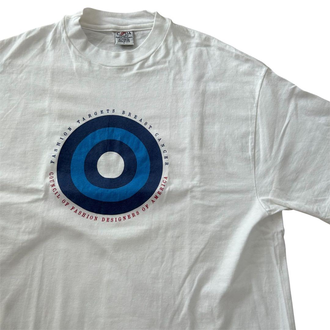 90's USA製 FTBC 乳がん チャリティーTシャツ ケイトモス着用